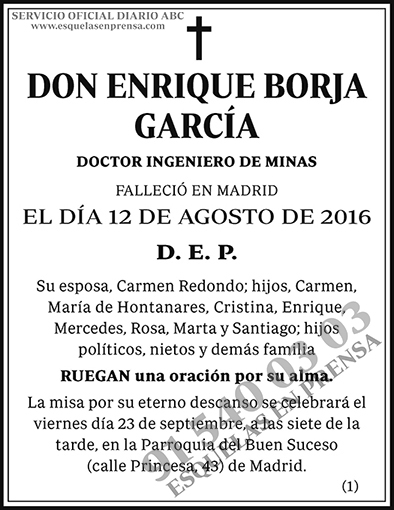 Enrique Borja García